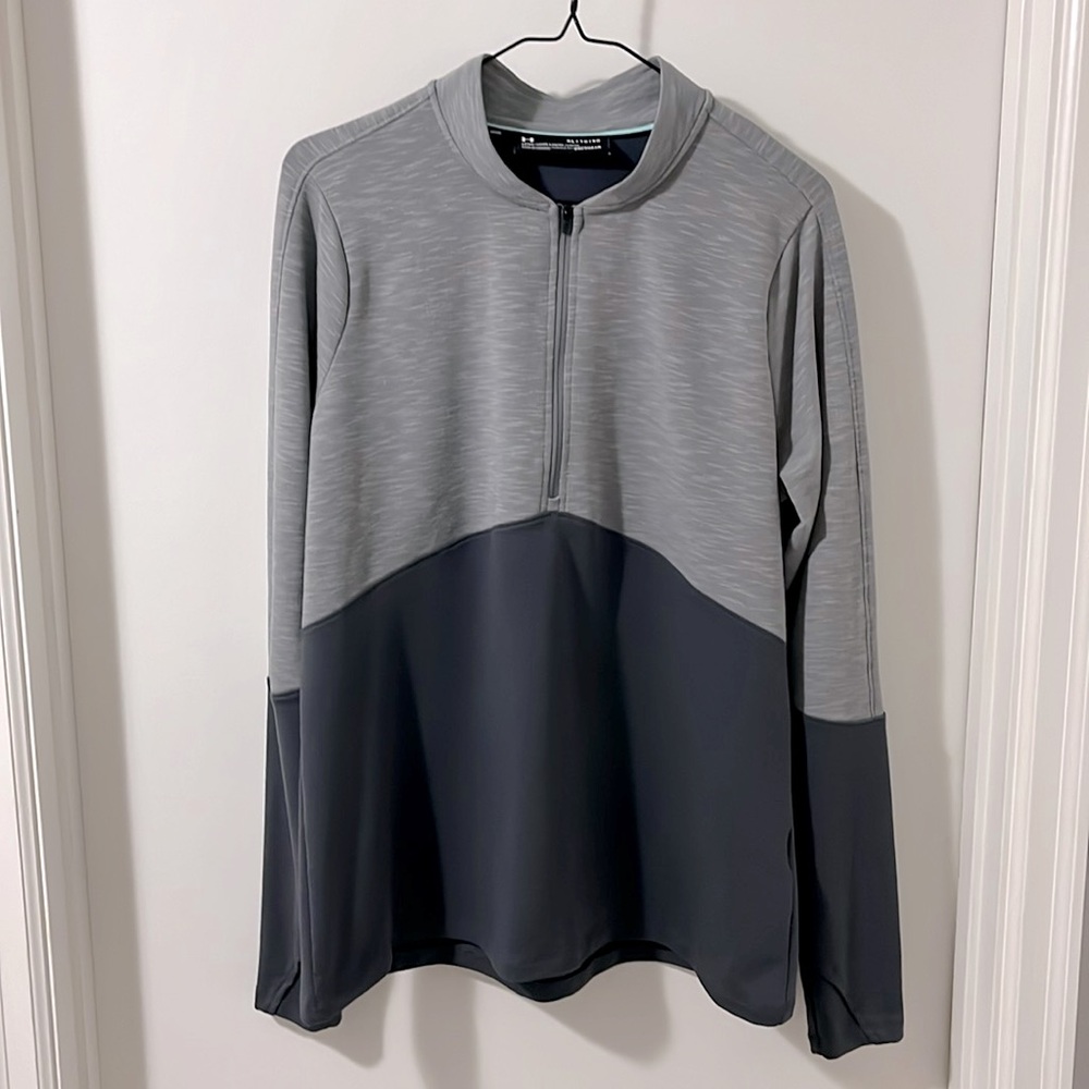 Under Armour women’s quarter zip long sleeve top with thumb holes